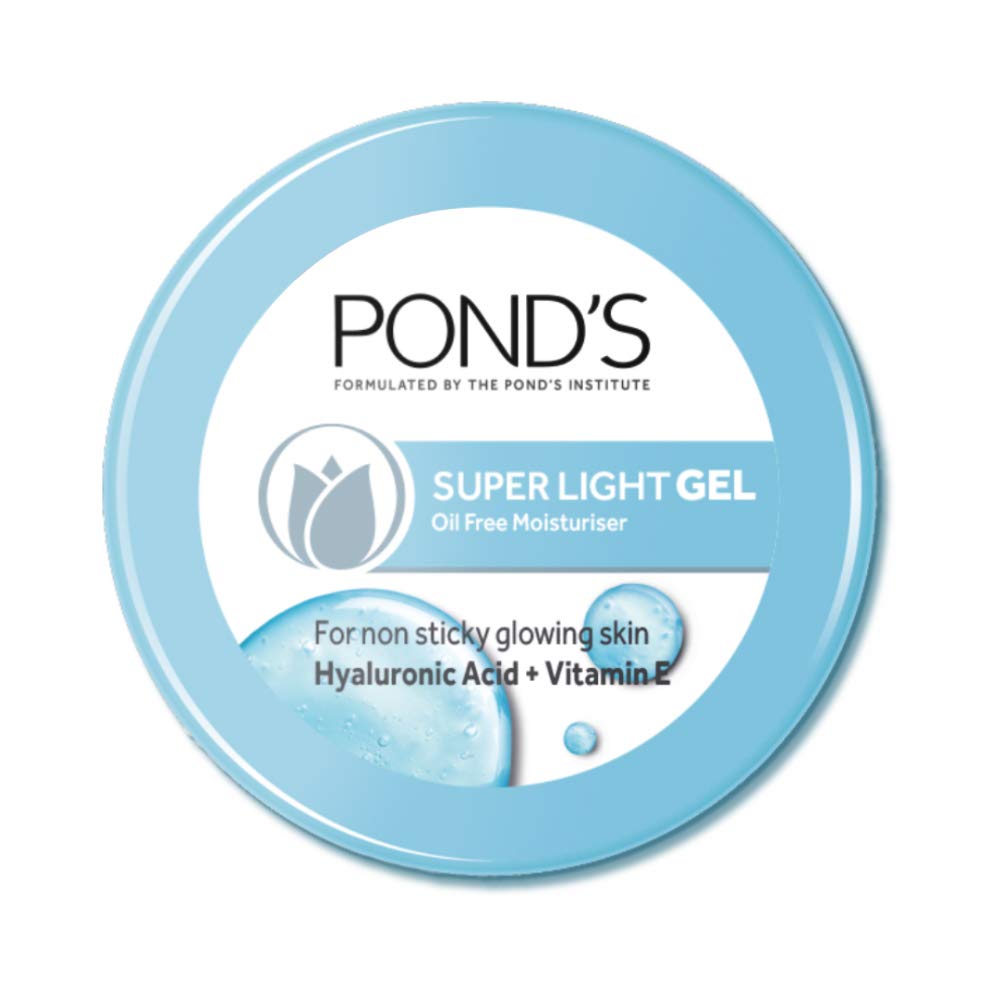 Pond's Super Light Gel Oil Free Moisturiser With Hyaluronic Acid + Vitamin E || 200 ml