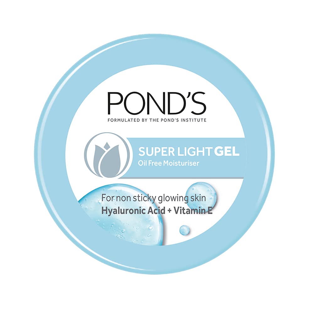 Pond's Super Light Gel Oil Free Moisturiser With Hyaluronic Acid + Vitamin E || 200 ml