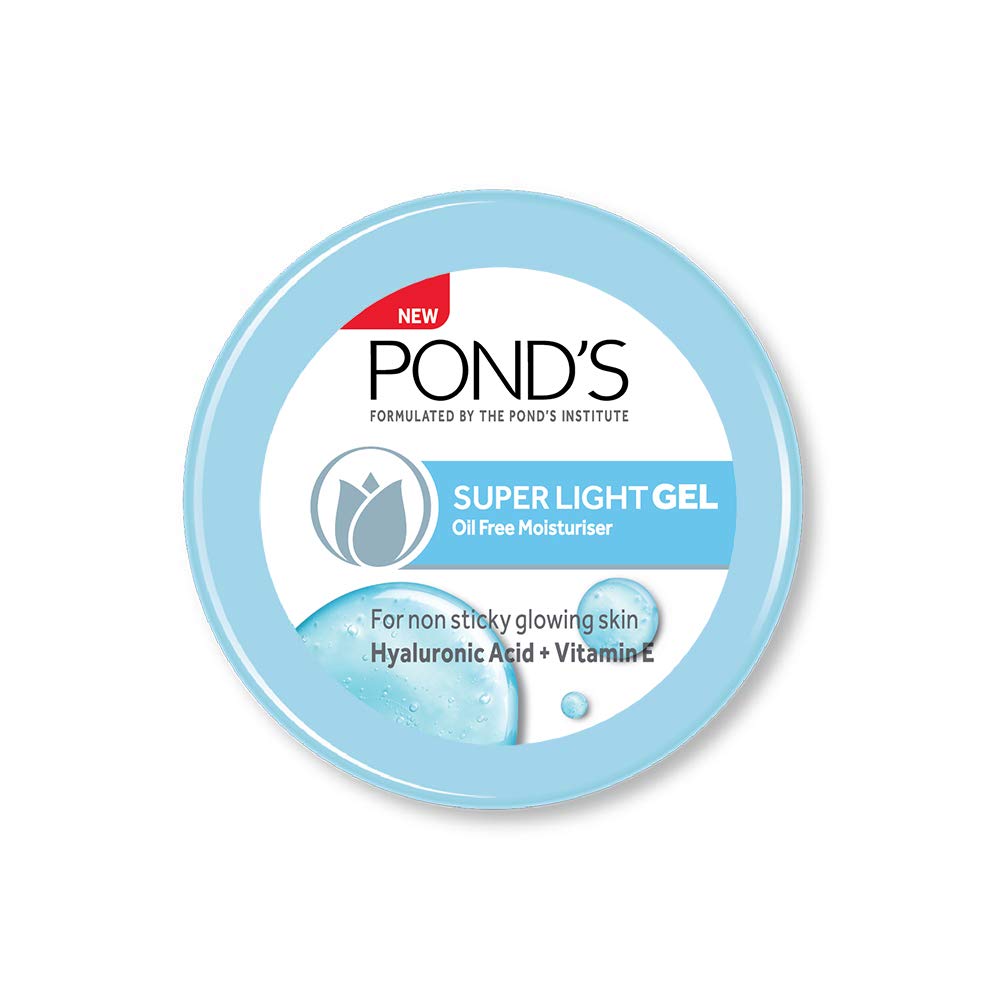 Pond's Super Light Gel Oil Free Moisturiser With Hyaluronic Acid + Vitamin E || 200 ml