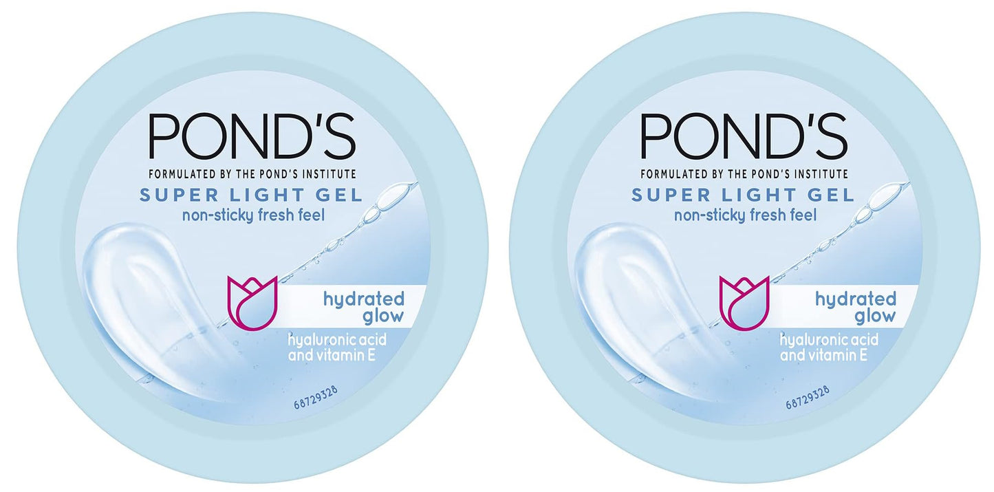 Pond's Super Light Gel Oil Free Moisturiser With Hyaluronic Acid + Vitamin E || 200 ml